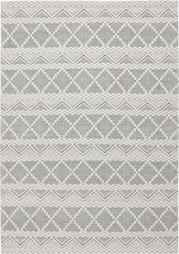 XXXLutz RUČNE TKANÝ KOBEREC, 130/190 cm, čierna, biela Linea Natura - Koberce - 004594003161