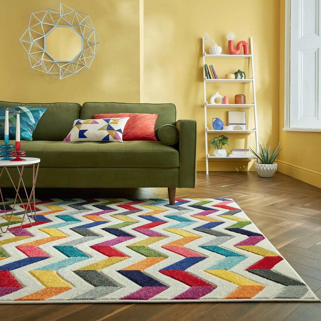 Kusový koberec Spectrum Bolero Multi, 120x170, viacfarebná, obývacia izba, Flair Rugs