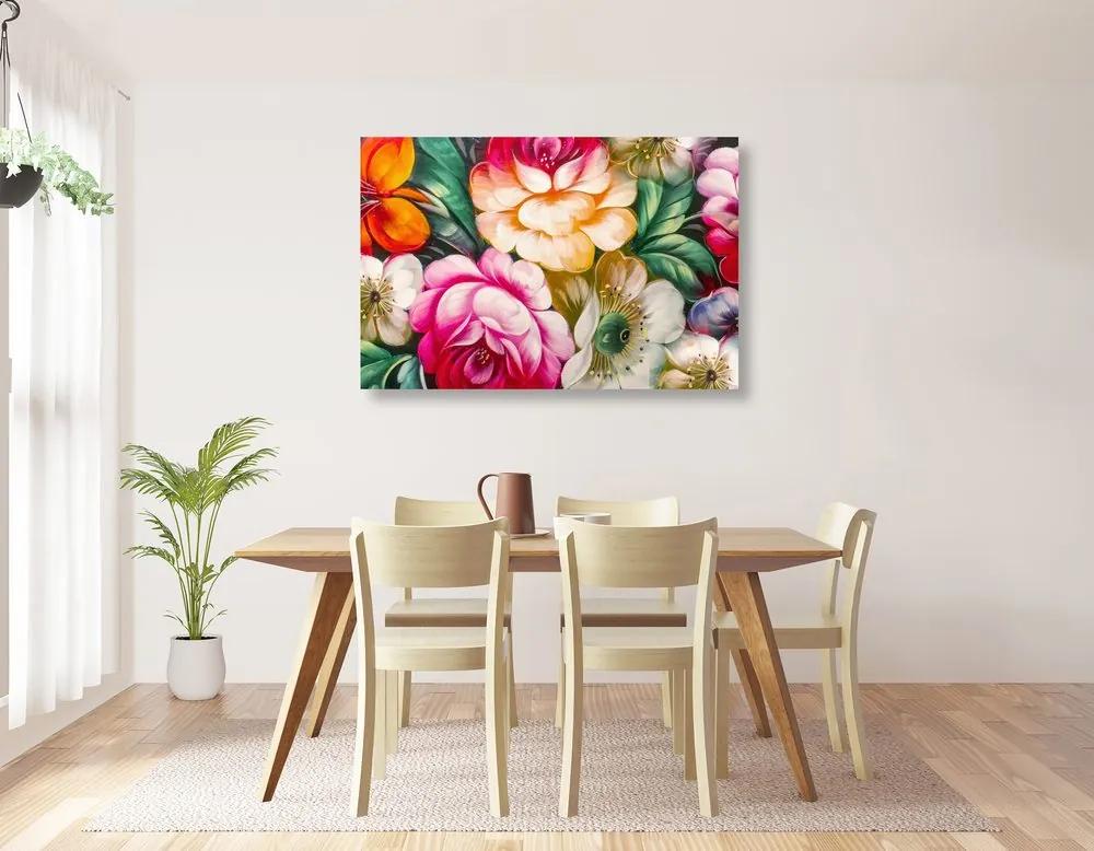 Obraz impresionistický svet kvetín