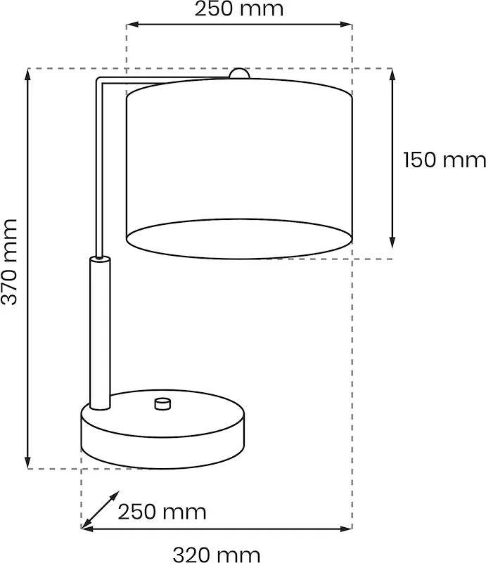 Stolná lampa Verde, 1x zelené textilné tienidlo, gr