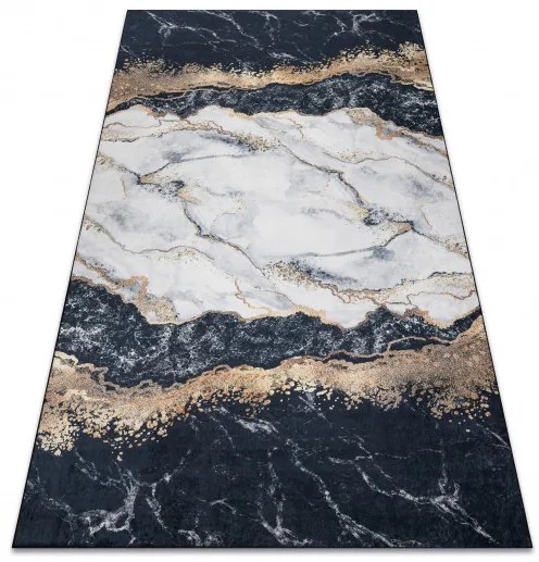 Kusový koberec ANDRE Marble 1124, 120x170, čiernobiela, chodba / predsieň, Dywany Łuszczów