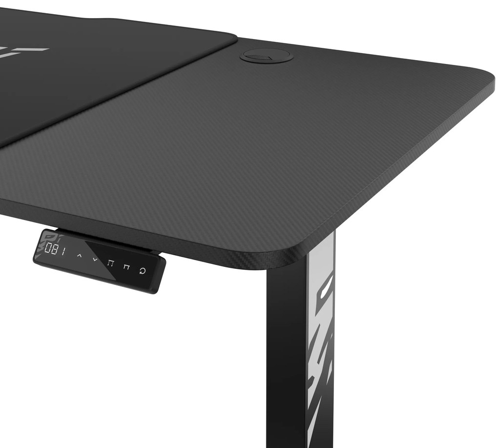 Stôl s elektricky nastaviteľnou výškou 140 cm čierny: Diablo X-Tensio 1400