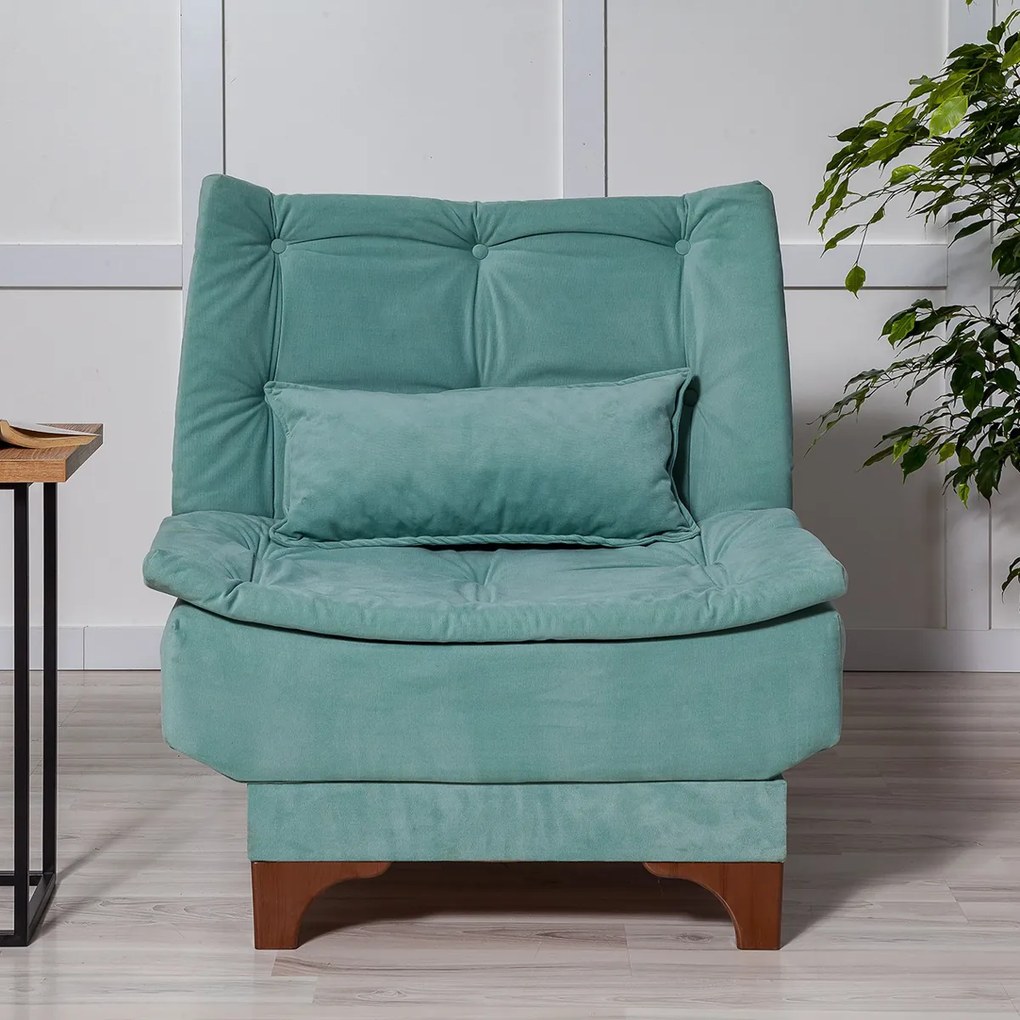 Kreslo Kelebek Berjer Sea Green