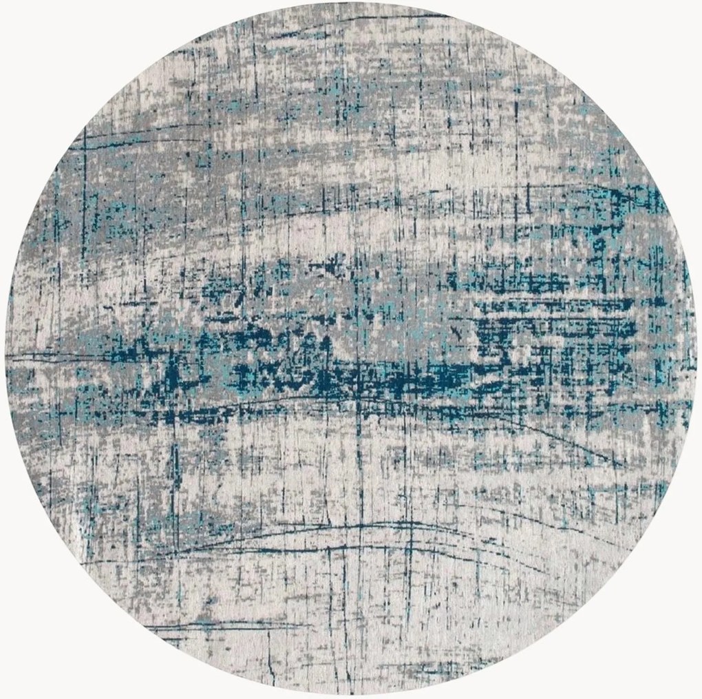 Umývateľný okrúhly žakárový koberec do interiéru/exteriéru Griff