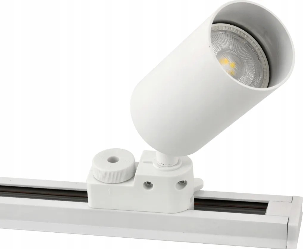 LED koľajnica 1m + 3x GU10 bodové žiarovky - sada