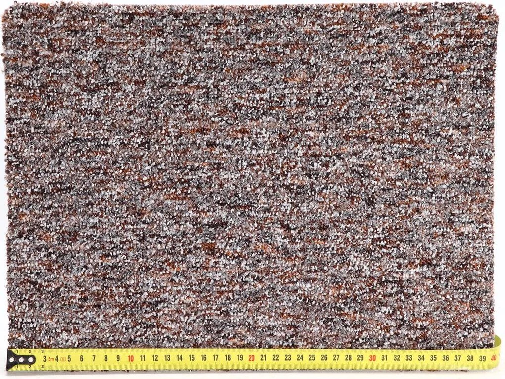 Associated Weavers, Koberec metráž Savannah 44, na mieru, šíře 3m,4m, hnedá, filc, chodba / predsieň