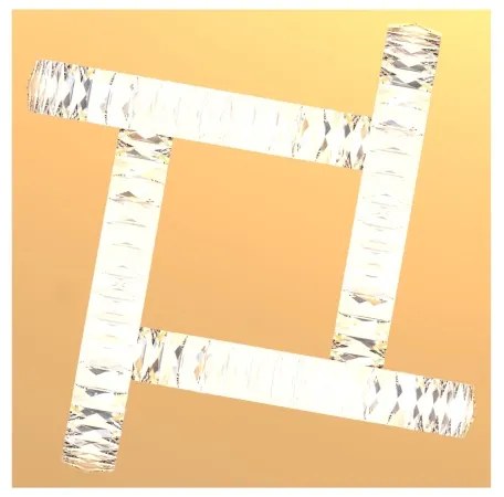 Zuma Line MX3274-4-3GT - LED Stropné svietidlo TULA LED/23,5W/230V zlatá