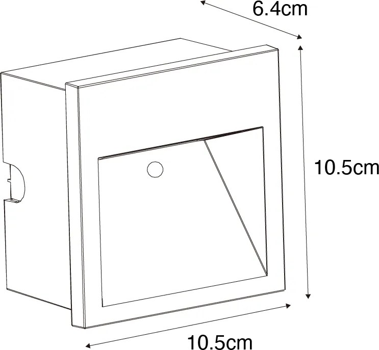 Sada 4 moderných zapustených nástenných svietidiel čierna vrátane LED - Gem 2
