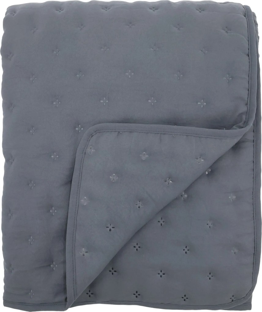 Mäkká šedá prešívaná deka / prehoz Aix Soft – 180*130 cm