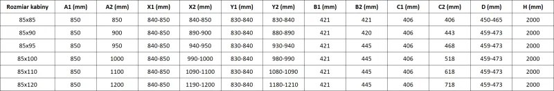 Mexen Rox, Duo posuvný sprchový kút 85 x 75 cm, 8mm číre sklo, oceľový profil, 8C2D-085-075-97-00