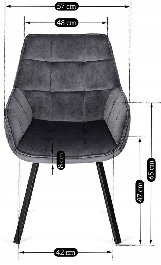 PROXIMA.store - Otočné jedálenské kreslo LUNA FARBA: hnedá