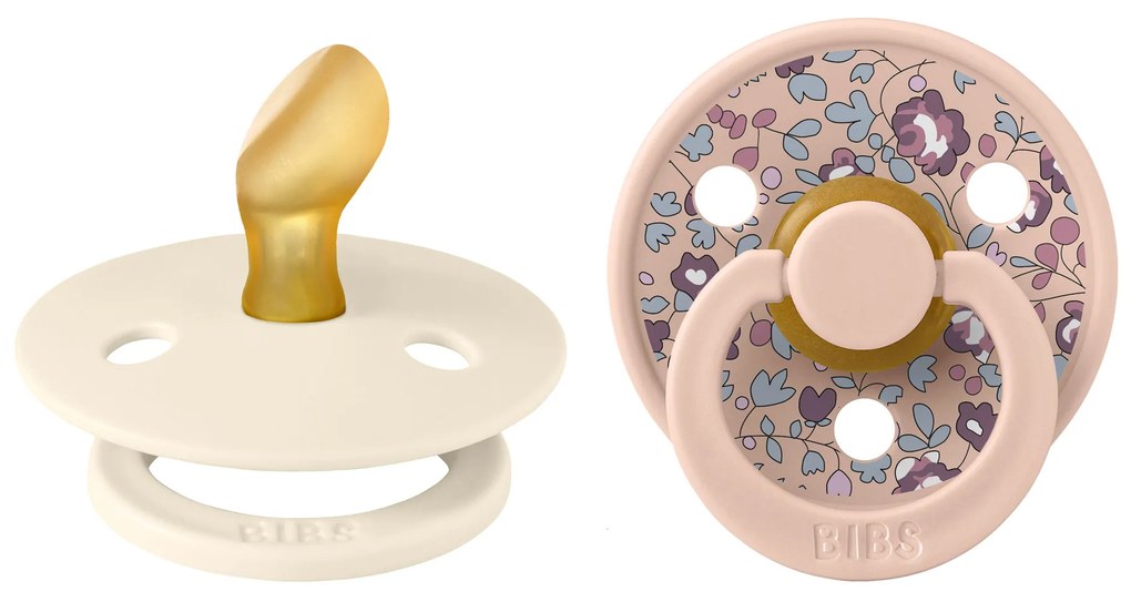 BIBS Anatomické cumlíky Liberty Colour 2ks Ivory/Blush Veľkosť: 2 2