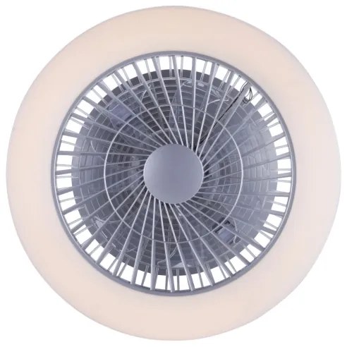 Leuchten Direkt 14645-55 - LED Svietidlo s ventilátorom LEONARD LED/27W/230V