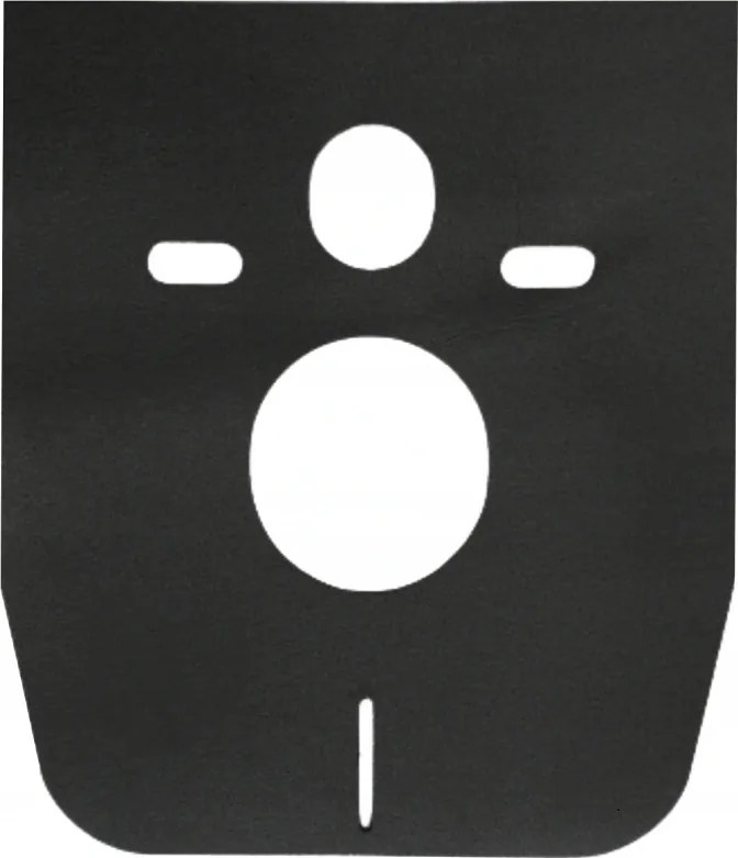 Erga Erga, závesný set pod omietku Laveo Akan + závesná WC misa Lily+ s toaletným sedadlom z duroplastu + splachovacie tlačidlo, čierna matná, ERG-SETLAVLILYBKBK