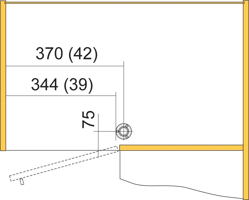 VIBO KARUSEL KCME760 1/2 kruh výsuvný sada