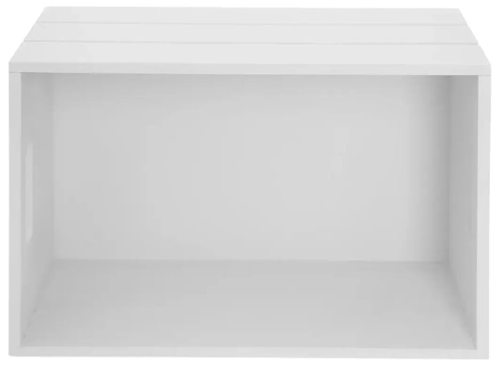 Orion Drevená debnička, biela, 36 x 26 x 15 cm, L