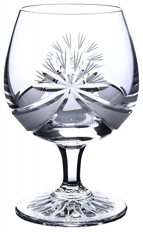 Onte Crystal Bohemia Crystal ručne brúsený set na rum, brandy a koňak Mašle 1+2