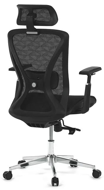 Autronic BONTEC Kancelárska stolička, synchrónny mechanizmus, čierna sieťovina, KA-S258 BK Farba: Čierna