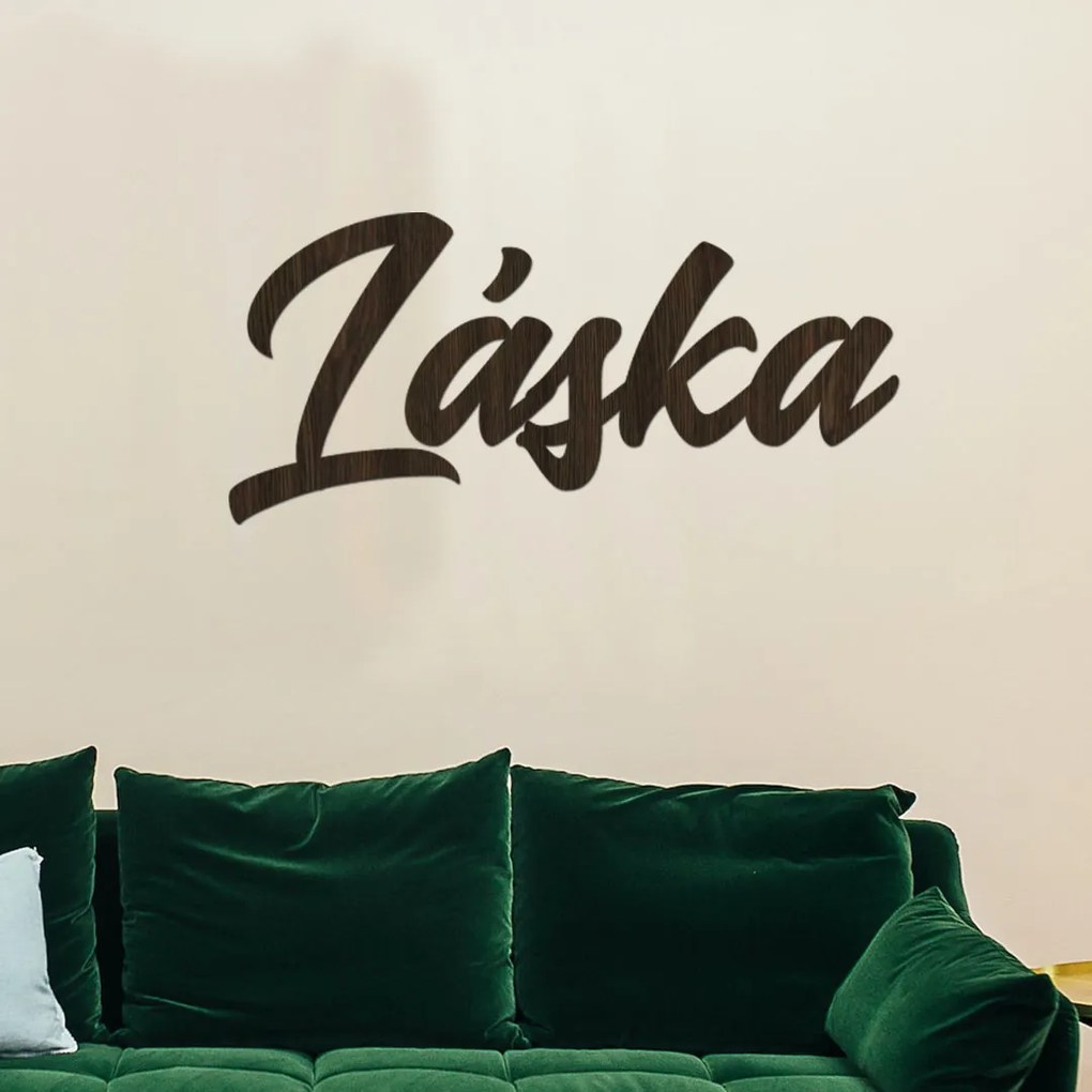 drevo zivota Drevený nápis na stenu LÁSKA Farebný vzor: Javor, Veľkosť textu: 40x19