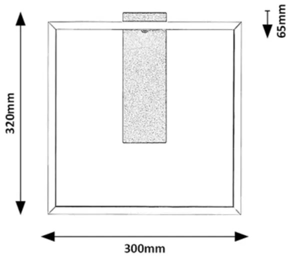 Rabalux 71011 - LED Nástenné svietidlo TUMNUS LED/14W/230V 4000K