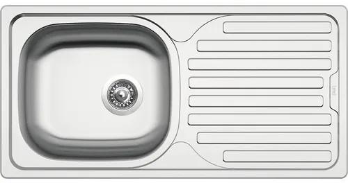 Nerezový drez Sinks CLASSIC 860 V 0,5 mm matný 435 x 860 mm STSCLM8604355V