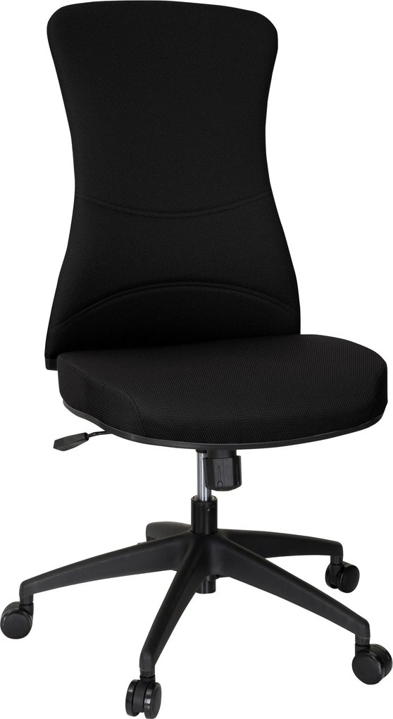 XXXLutz OTOČNÁ STOLIČKA, plochá tkanina, čierna MID.YOU - Online Only kancelárie - 001918038801