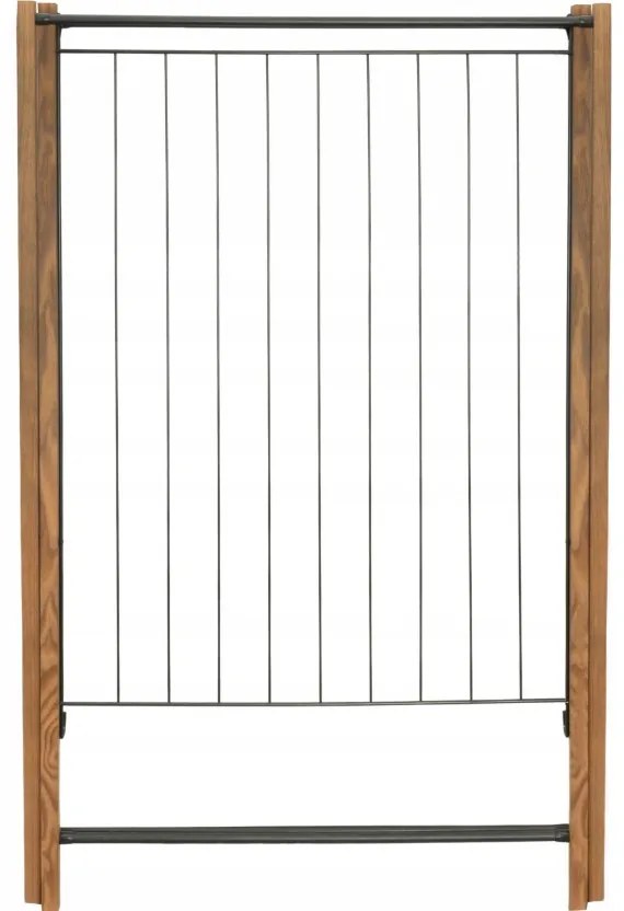 Erga Aurora Strong, drevený vešiak na sušenie bielizne 97,5x69,5x90 cm na postavenie, hnedá-čierna, ERG-SEP-1002SEPSULUNA