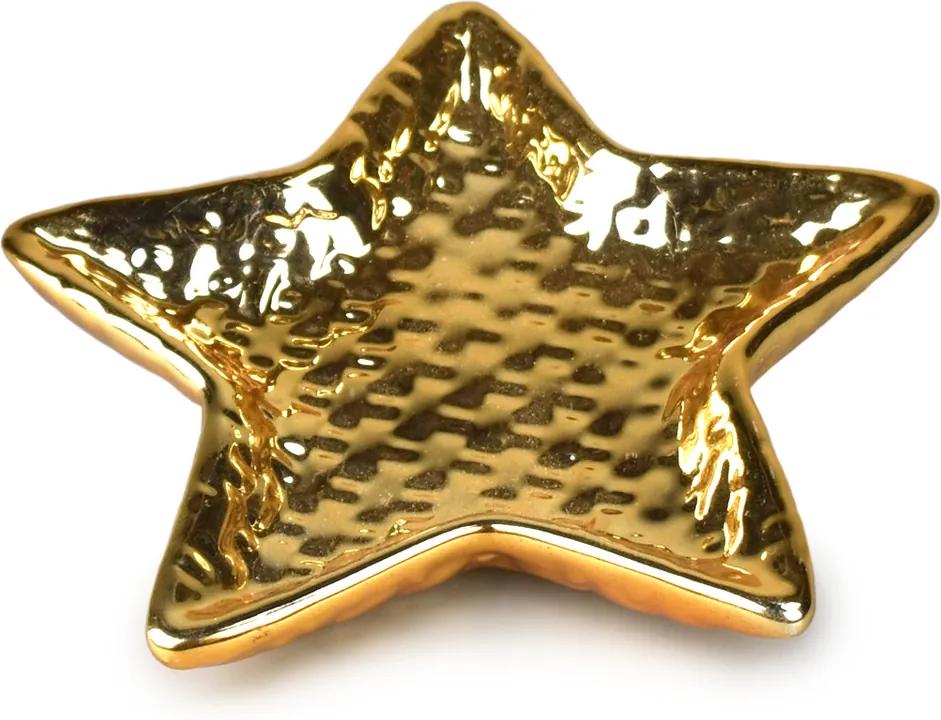 Keramický dekoračný tanier Hviezda, 13 cm