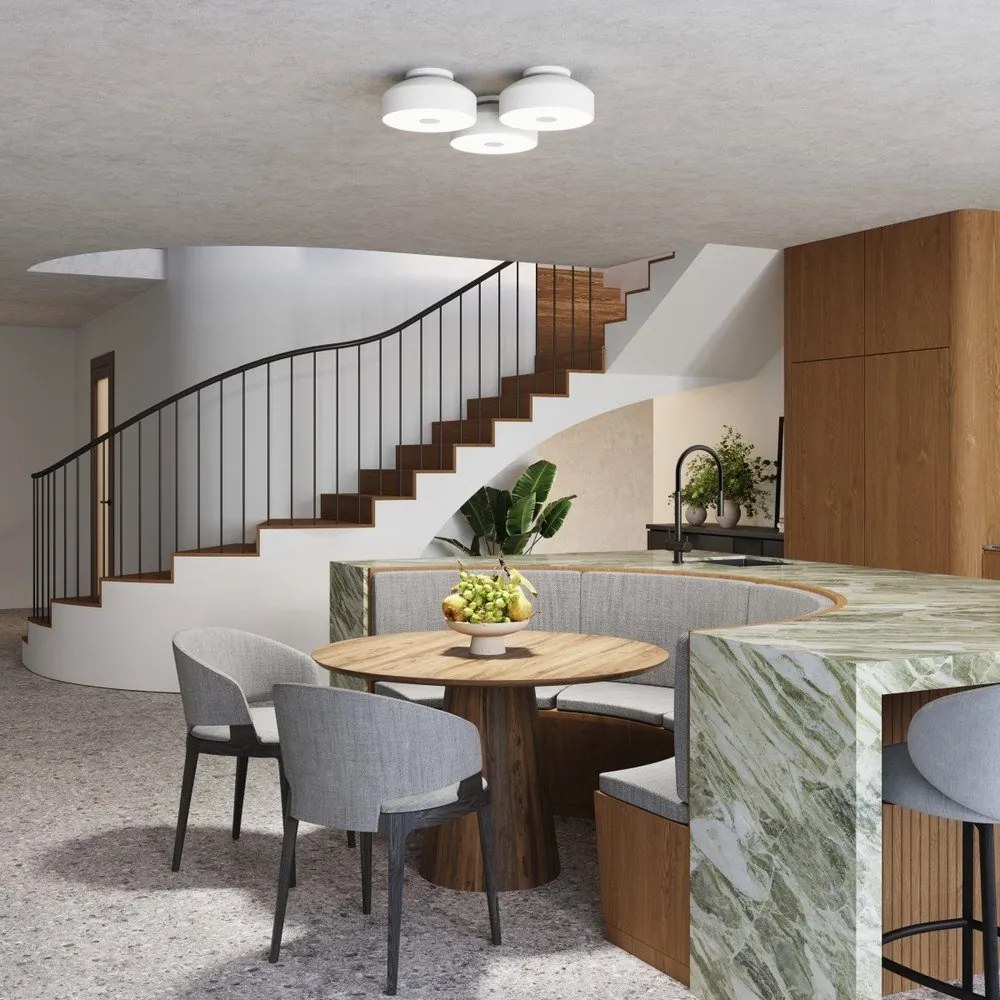 Biele stropné svietidlo Omiq – Sollux