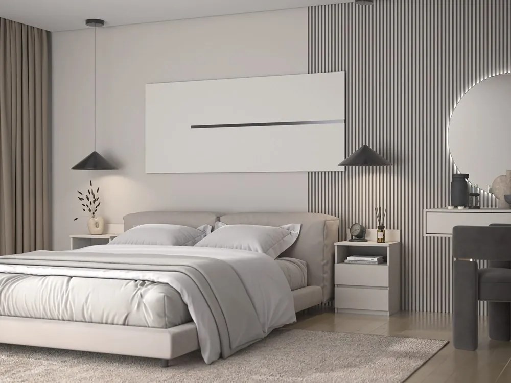 Nočný stolík MALWA M1 kašmír