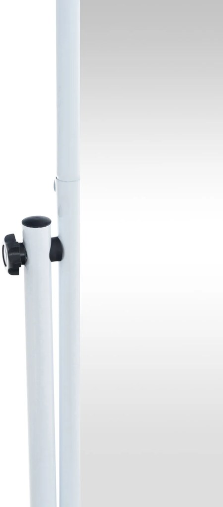 Stojace zrkadlo Nane Oval 317229 - 155x40x42 cm - Biela