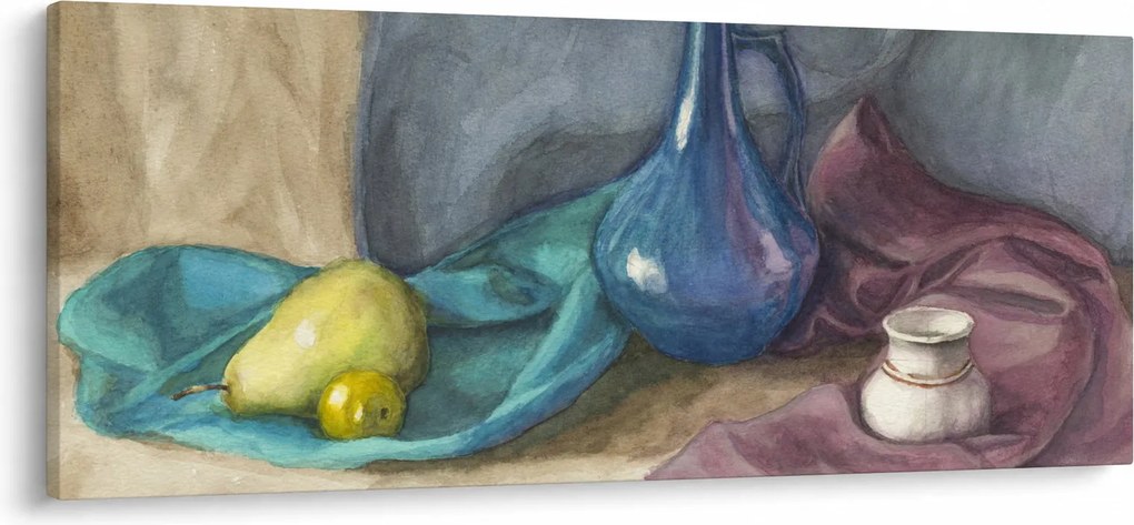 Obraz - Maľované zátišie (120x50 cm)