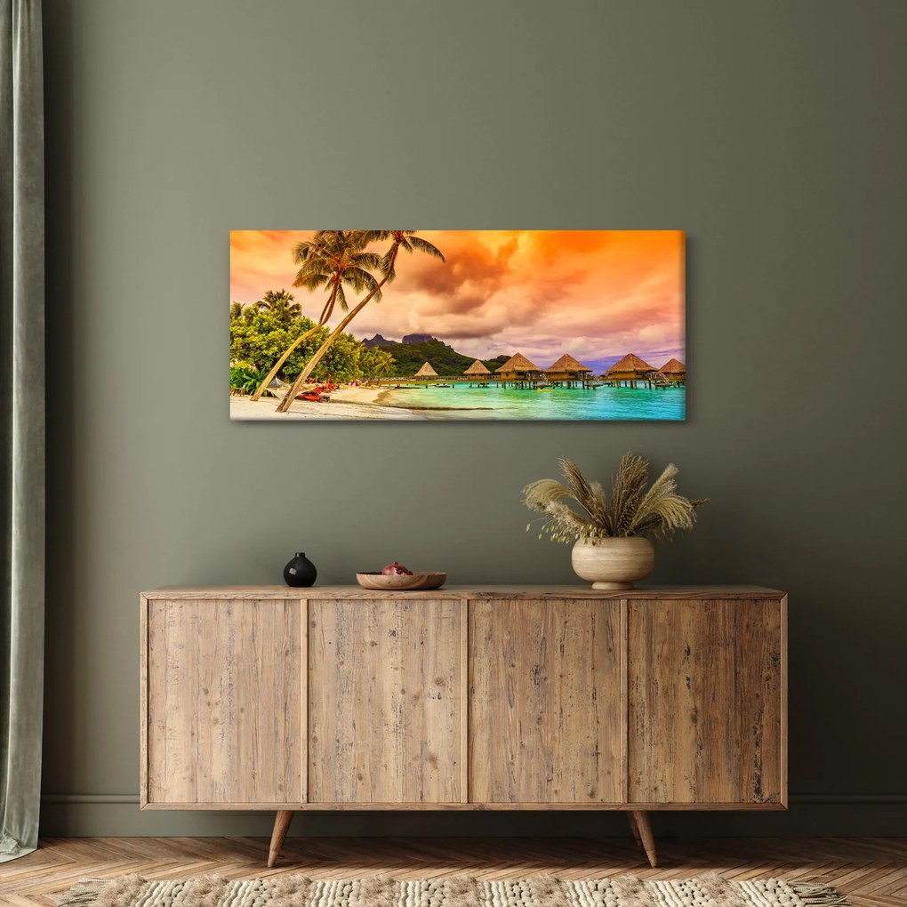 Obraz - Ostrov Bora Bora (120x50 cm)