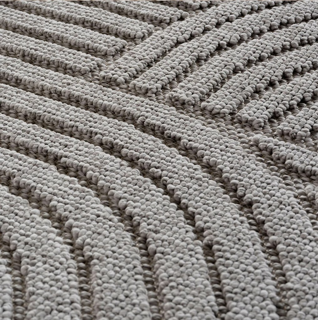 Ayyildiz, Kusový koberec Helix 2201 silver, 240x340, šedá, chodba / predsieň