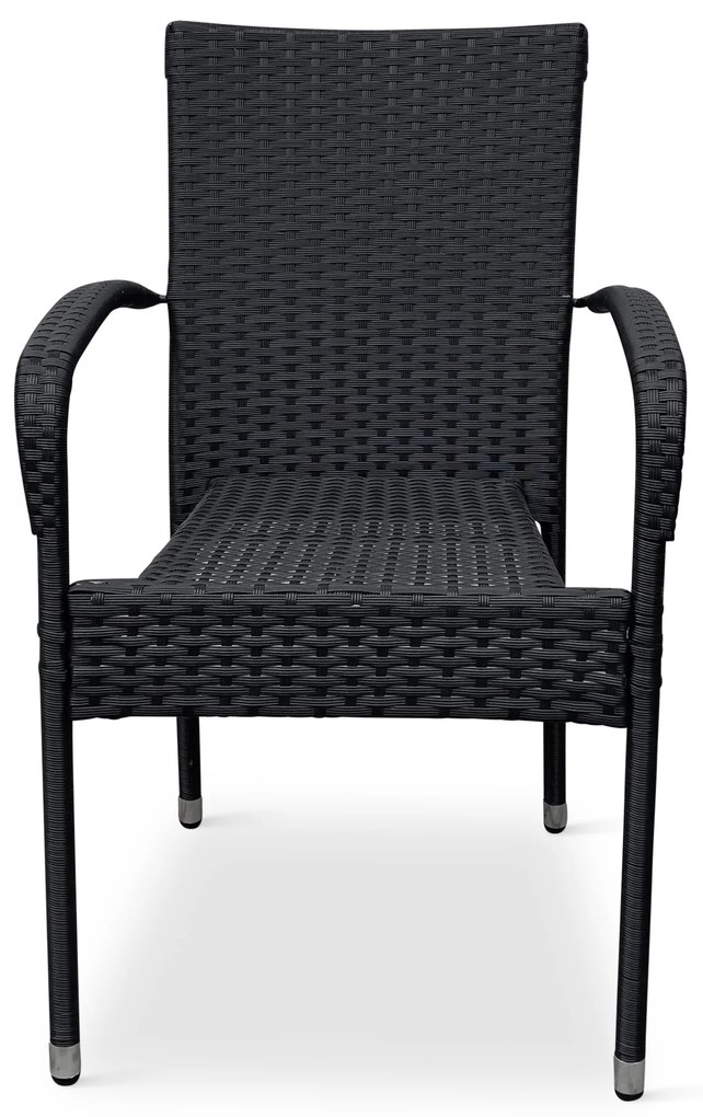 Noela Balkónový set Nina + 2x ratanová stolička Paris