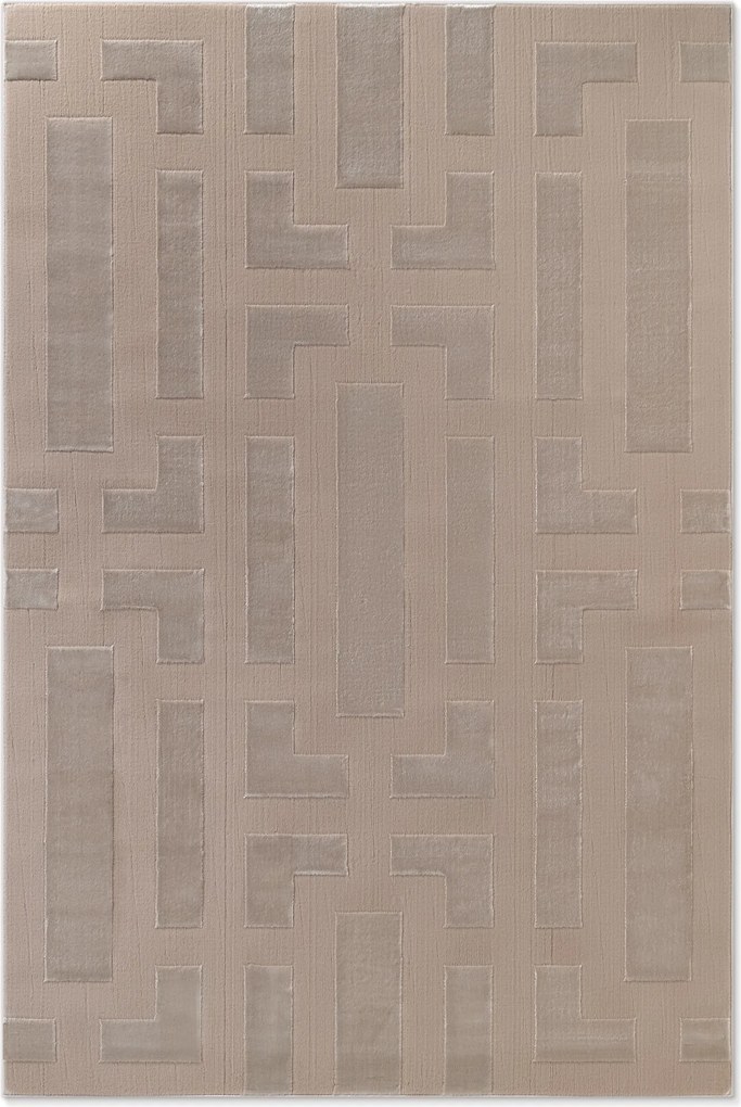 Kusový koberec Perles 106189 Beige Cream z kolekcie Elle, 160x235, béžová, obývacia izba, ELLE Decoration