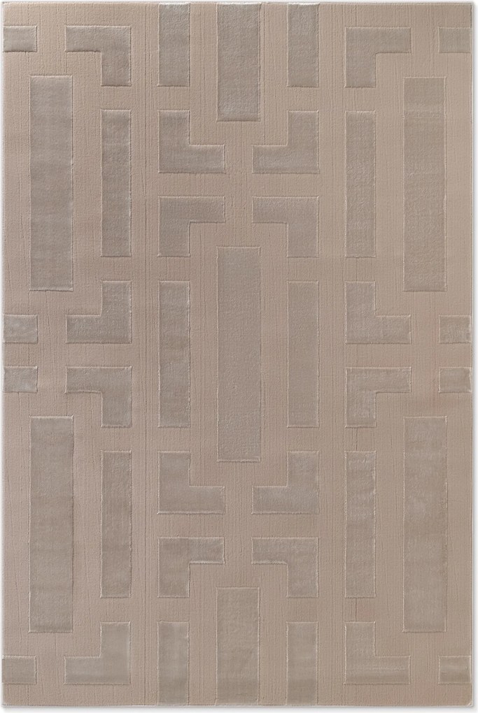 Kusový koberec Perles 106189 Beige Cream z kolekcie Elle, 120x170, béžová, obývacia izba, ELLE Decoration