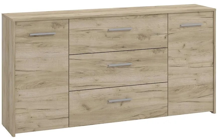 Komoda Garona 3k3f Sivá Dub 11012276