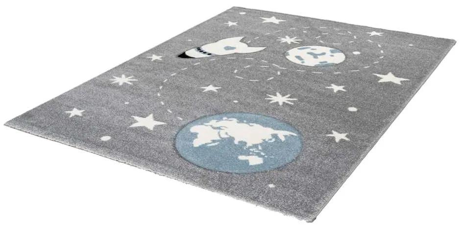 Lalee Detský kusový koberec Amigo 330 Silver Rozmer koberca: 120 x 170 cm