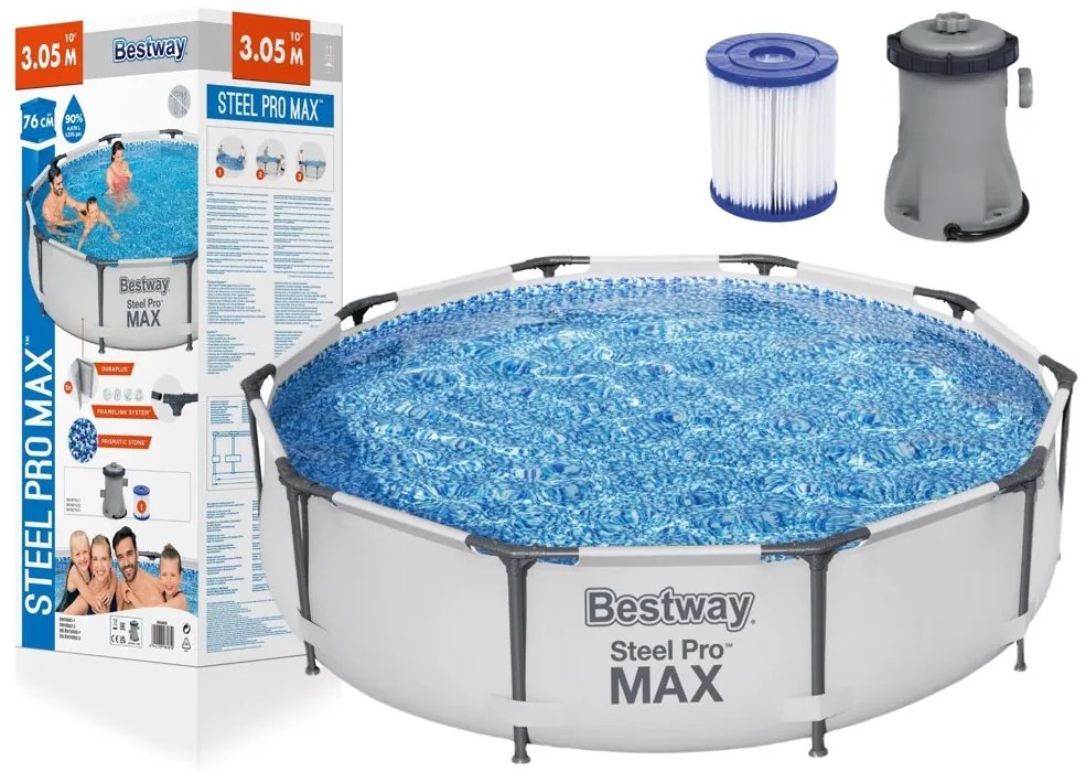 Záhradný bazén so stojanom 305 x 76 cm Bestway 56408