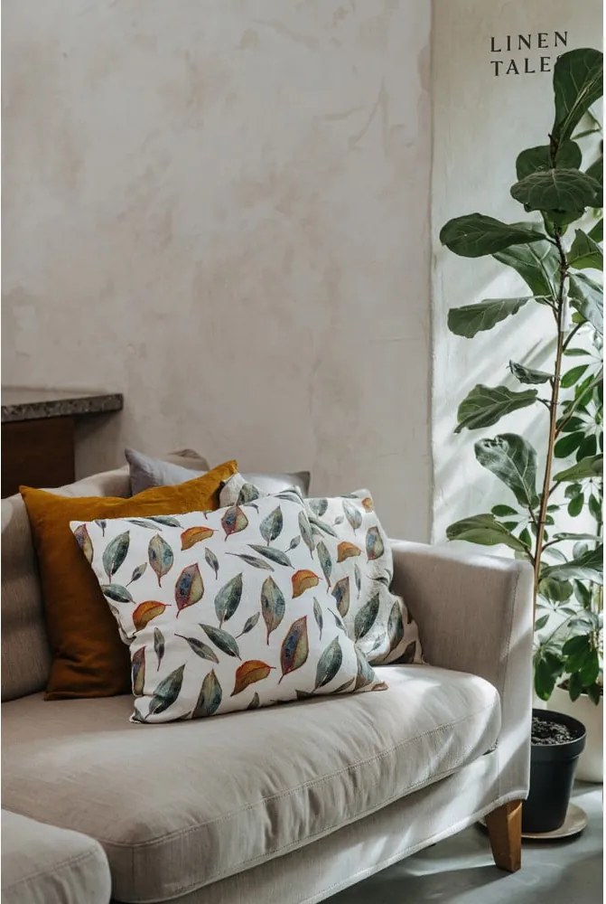 Ľanová obliečka na vankúš 50x50 cm Golden Fall – Linen Tales