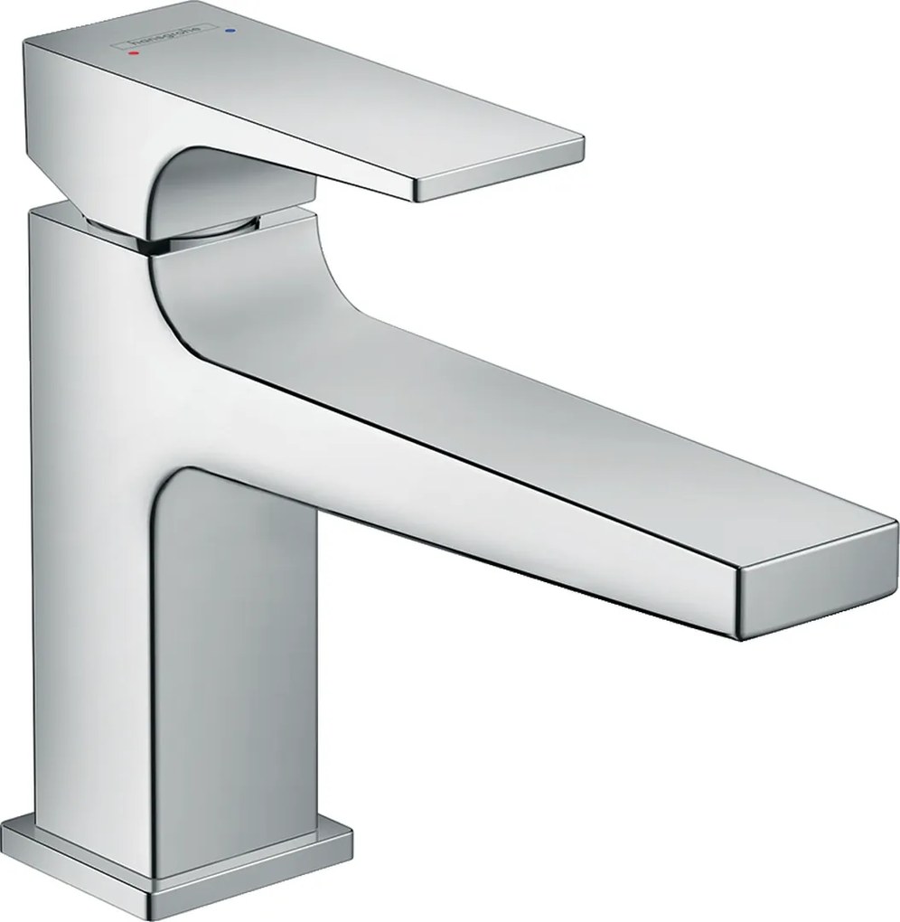 Hansgrohe Metropol, páková umývadlová batéria 100 s odtokovou súpravou Push-Open, chrómová, HAN-32502000
