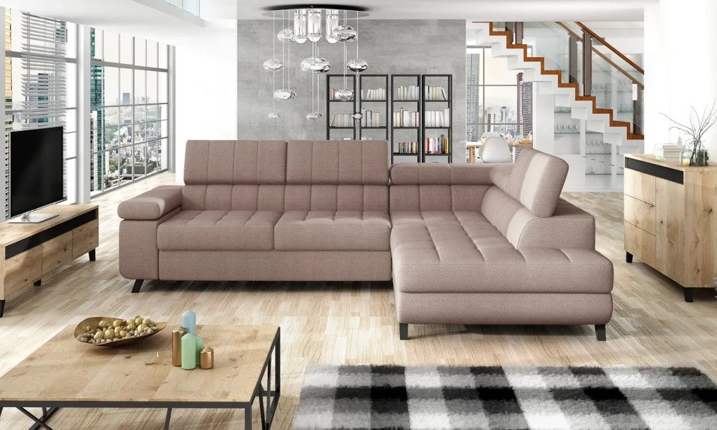 Rohová sedačka Elsie, Dostupné poťahy: Nazar 225.02, Strana: ľavá