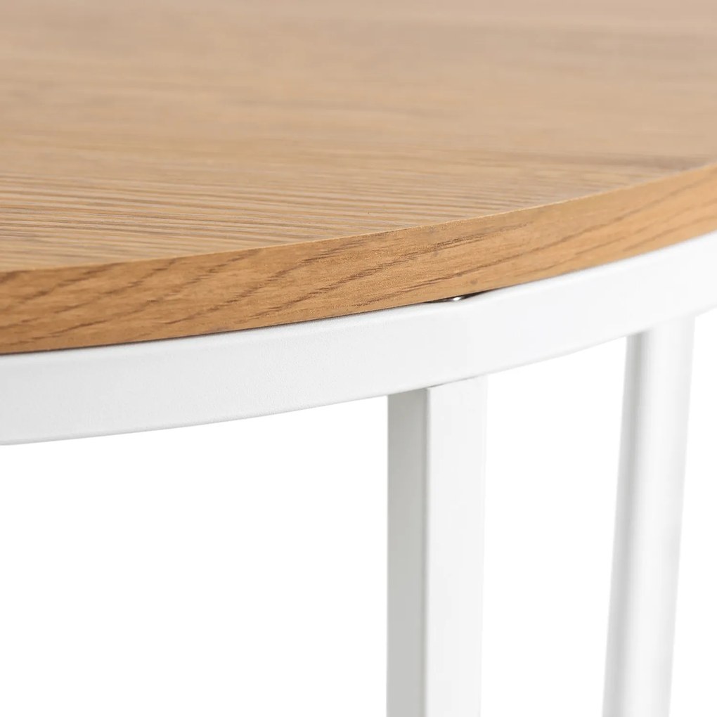 PROXIMA.store - Okrúhly konferenčný stolík HANTEL FARBA: čierna