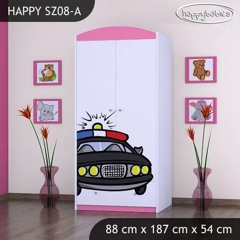 Detská skriňa POLÍCIA - TYP 8A