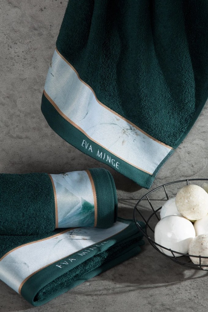 BAVLNENÝ UTERÁK EVA MINGE5 50X90 CM TMAVOZELENÁ