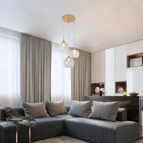 Rabalux 6496 - Luster na lanku PHILANA 3xE27/60W/230V