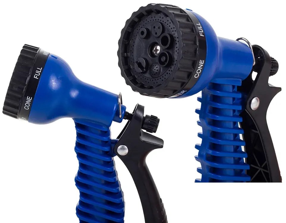 Flexibilná hadica s rozprašovačom Magic Hose - 30 m - modrá