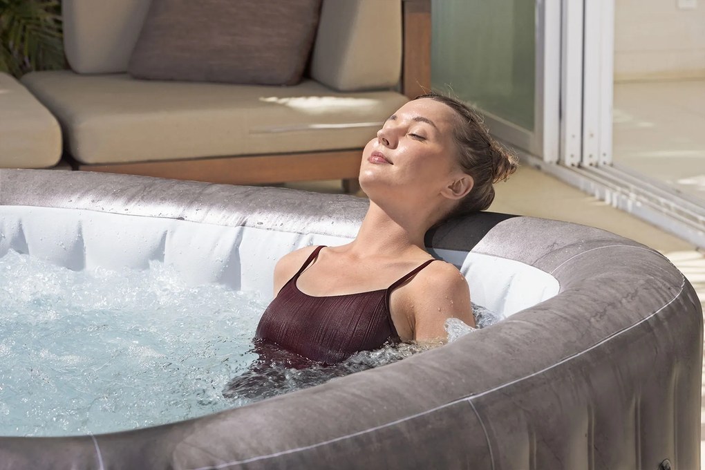 BESTWAY Lay-Z-Spa Rome EnergySense Smart AirJet Vírivka, 180 x 180 x 71 cm, 6 osôb 6001K