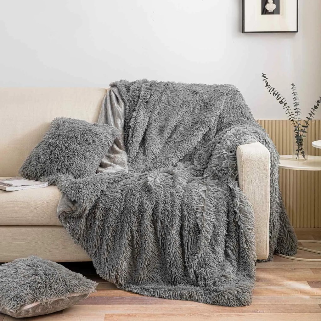 Deka YETI sivá Rozmer: 150x200 cm